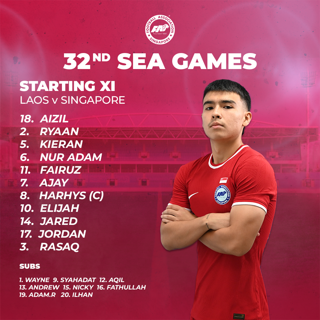 SEA Games 22: Bỏ lỡ nhiều cơ hội mười mươi, U22 Singapore và U22 Lào chấp nhận chia điểm ảnh 1