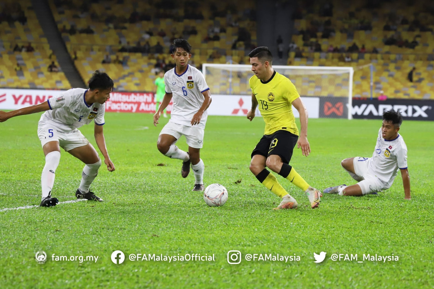 Sergio Aguero trong màu áo Malaysia.