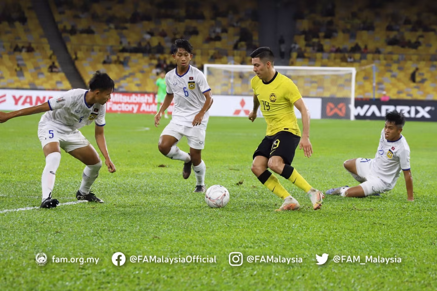 Sergio Aguero trong màu áo Malaysia.