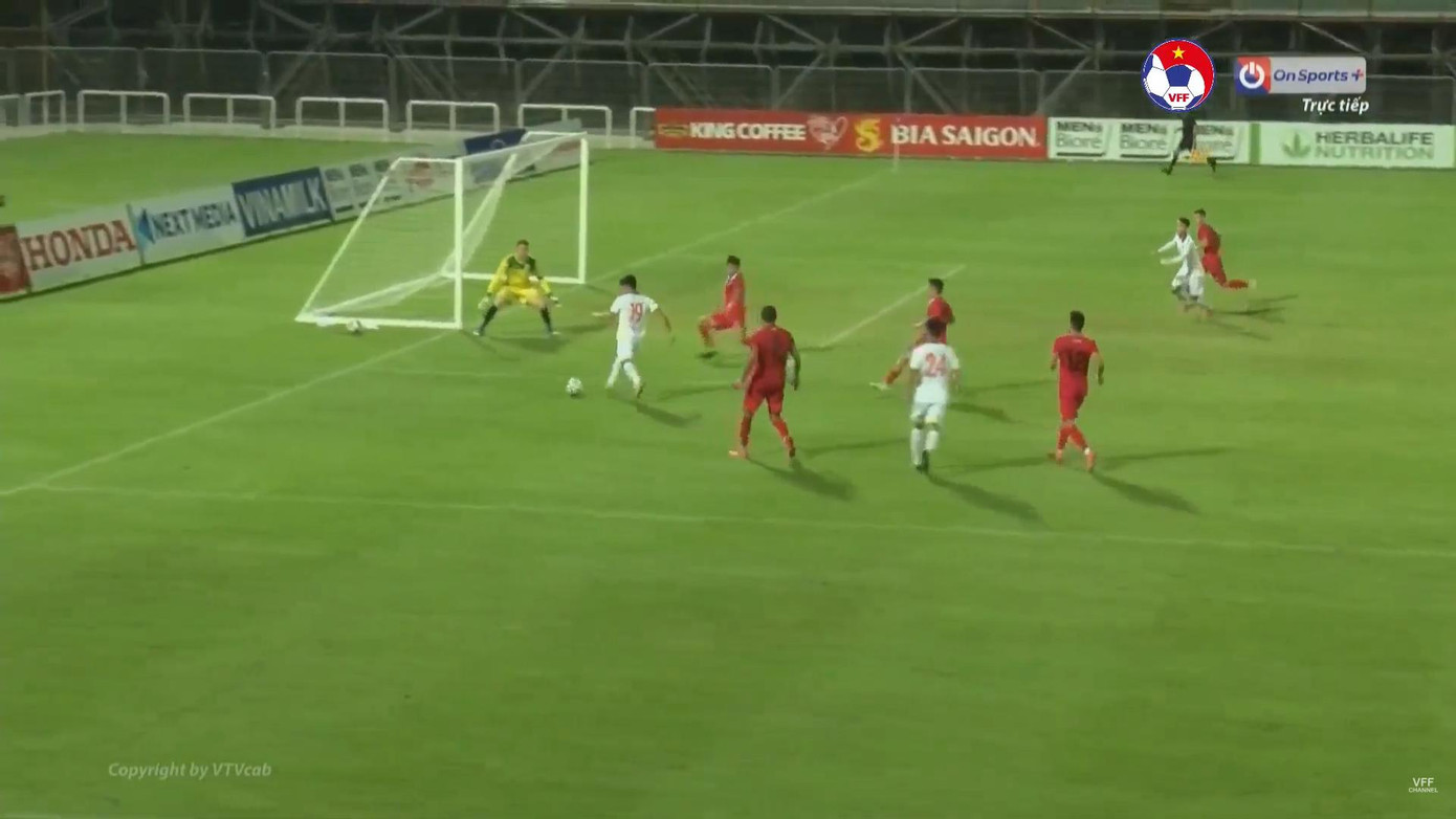 U22 Việt Nam vs U23 Kyrgyzstan 3-0: Những tín hiệu tích cực trên hàng công ảnh 9