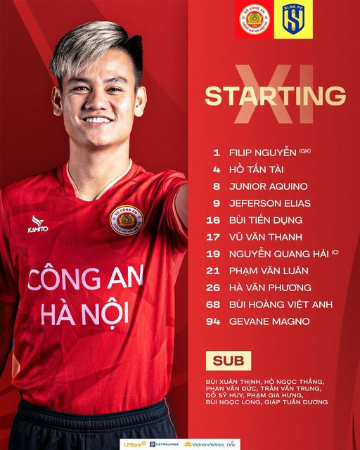 Quang Hải lập siêu phẩm đá phạt, CLB Công an Hà Nội thắng dễ SLNA ảnh 2