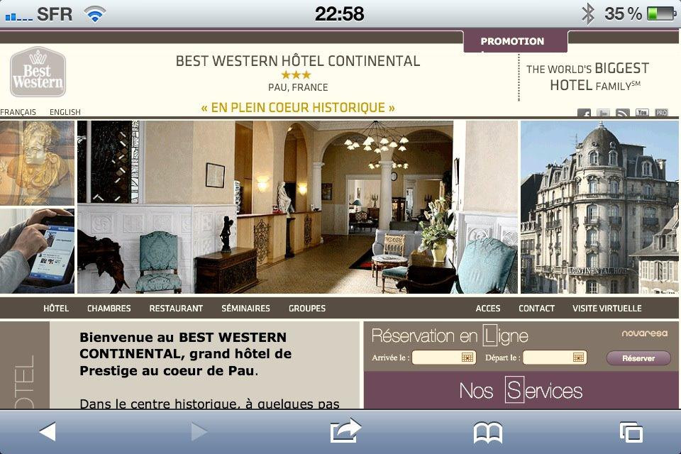 Quang Hải từng có mặt tại khách sạn ở Pau, Pháp - nơi có Pau FC.