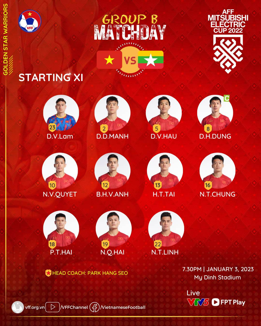 AFF Cup 2022 Hạ Myanmar 3-0, ĐT Việt Nam gặp Indonesia ở bán kết ảnh 1