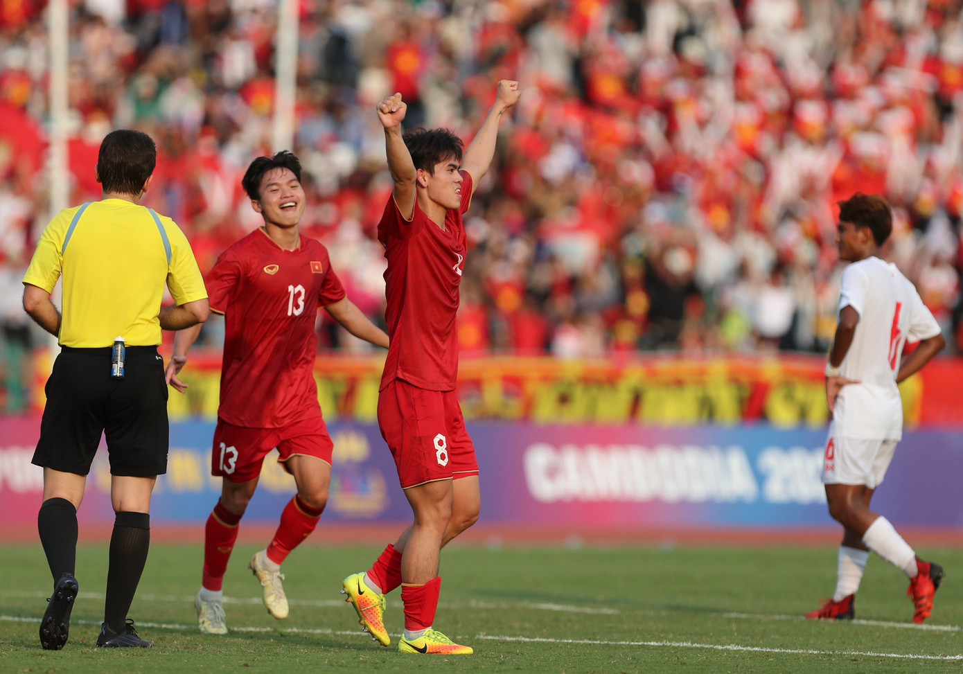 Thắng U22 Myanmar 3-1, U22 Việt Nam giành HCĐ bóng đá xứng đáng ảnh 29