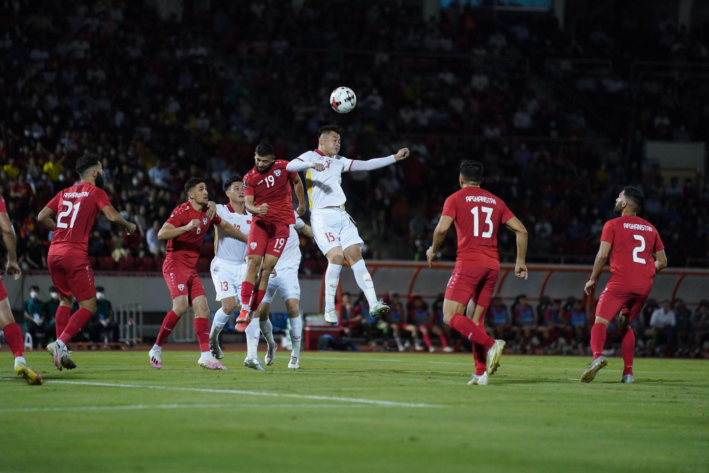 Tuấn Hải lập cú đúp, đội tuyển Việt Nam đánh bại Afghanistan trong trận đấu nhiều thử nghiệm ảnh 11 Tuấn Hải lập cú đúp, đội tuyển Việt Nam đánh bại Afghanistan trong trận đấu nhiều thử nghiệm ảnh 11
