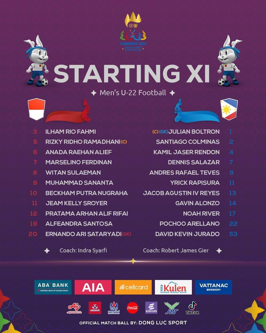 SEA Games 32: Đánh bại U22 Philippines 3-0, U22 Indonesia mở màn ấn tượng ảnh 1 SEA Games 32: Đánh bại U22 Philippines 3-0, U22 Indonesia mở màn ấn tượng ảnh 1