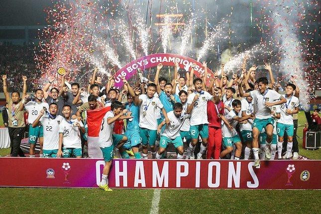 U16 Indonesia vô địch Đông Nam Á hồi tháng 8/2022.