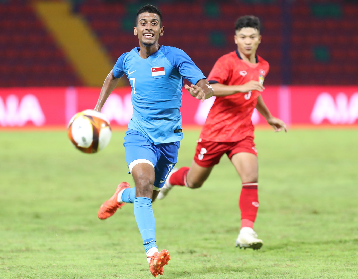 SEA Games 22: Bỏ lỡ nhiều cơ hội mười mươi, U22 Singapore và U22 Lào chấp nhận chia điểm ảnh 10