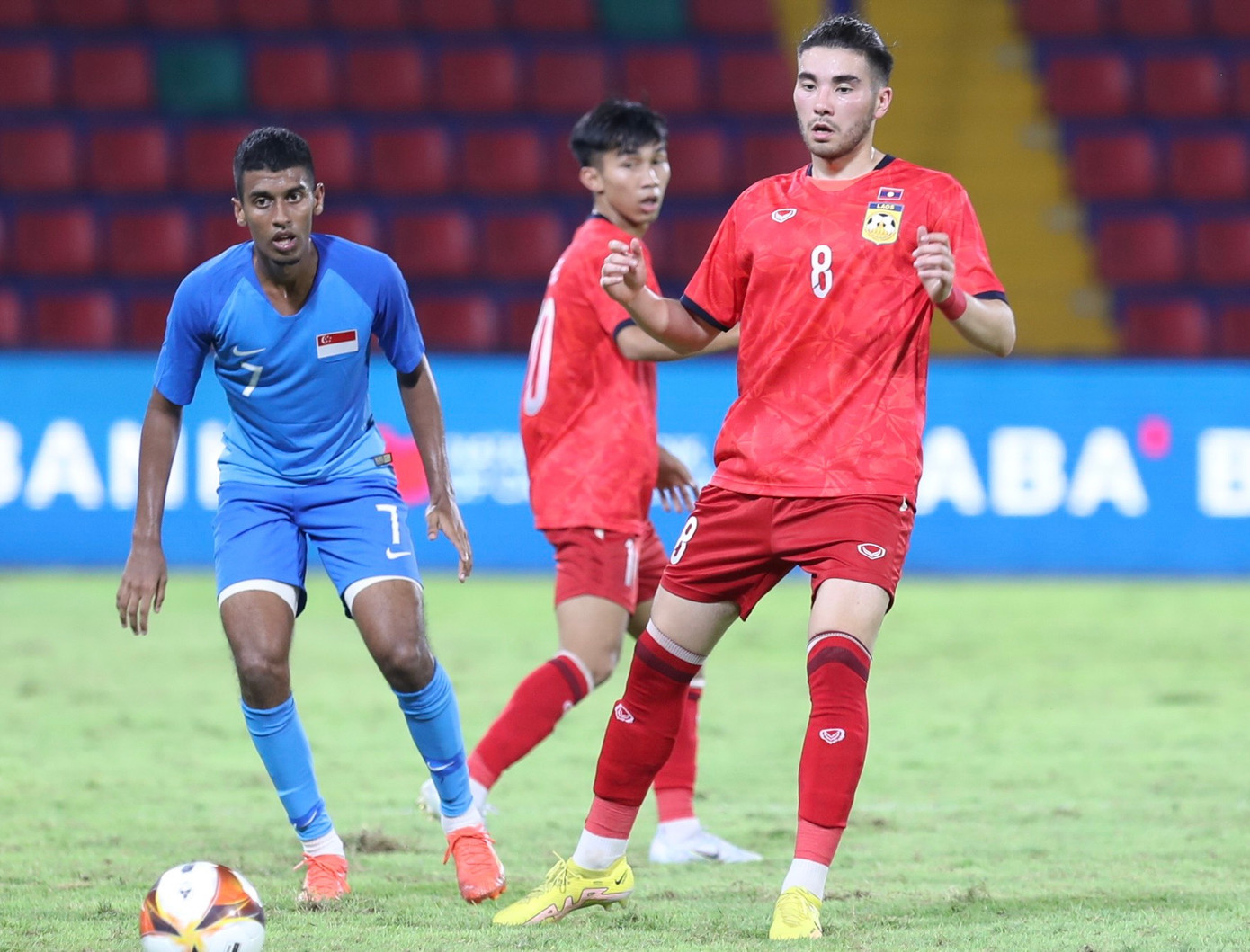 SEA Games 22: Bỏ lỡ nhiều cơ hội mười mươi, U22 Singapore và U22 Lào chấp nhận chia điểm ảnh 5