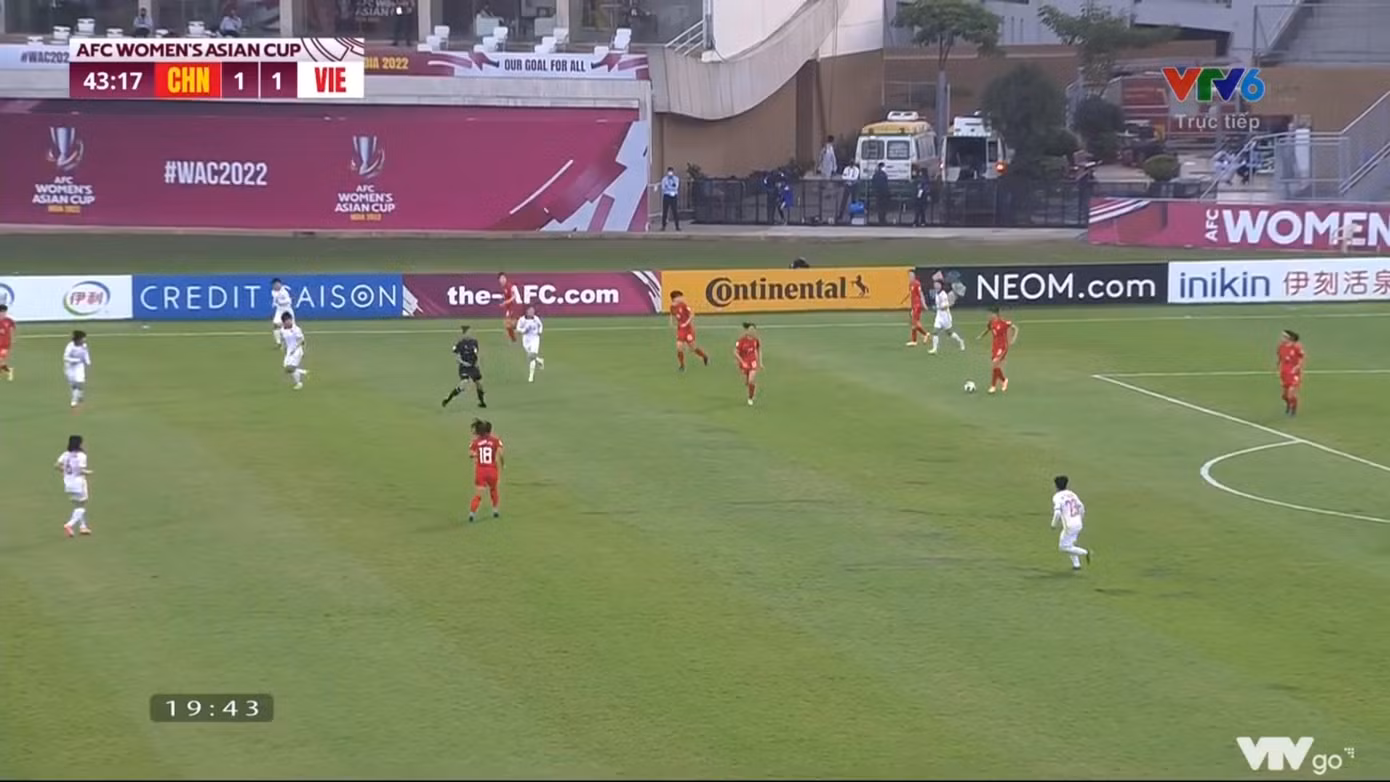 Đội tuyển nữ Việt Nam vs Trung Quốc 1-3: Thua Trung Quốc, Việt Nam vào vòng play-off ảnh 9 Đội tuyển nữ Việt Nam vs Trung Quốc 1-3: Thua Trung Quốc, Việt Nam vào vòng play-off ảnh 9