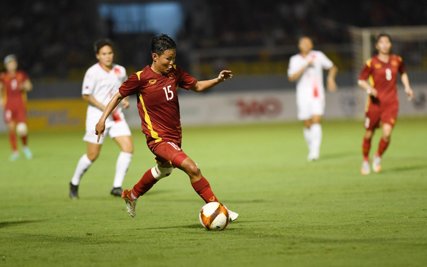 Đội tuyển nữ Việt Nam ngược dòng đánh bại Philippines 2-1 ảnh 2 Đội tuyển nữ Việt Nam ngược dòng đánh bại Philippines 2-1 ảnh 2