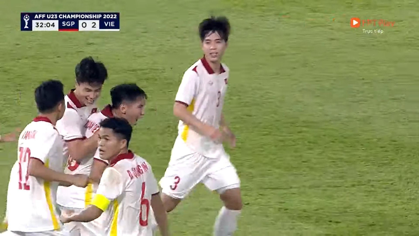 Ghi 7 bàn thắng, U23 Việt Nam đại phá U23 Singapore ảnh 5 Ghi 7 bàn thắng, U23 Việt Nam đại phá U23 Singapore ảnh 5