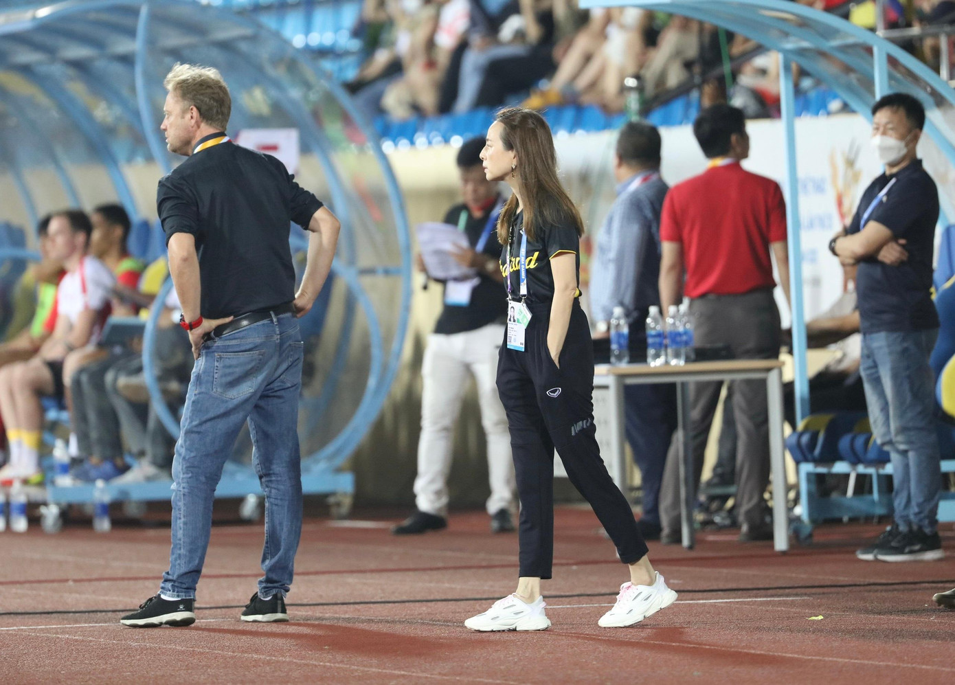 U23 Thái Lan lên ngôi đầu bảng B sau trận 'hủy diệt' U23 Singapore ảnh 6