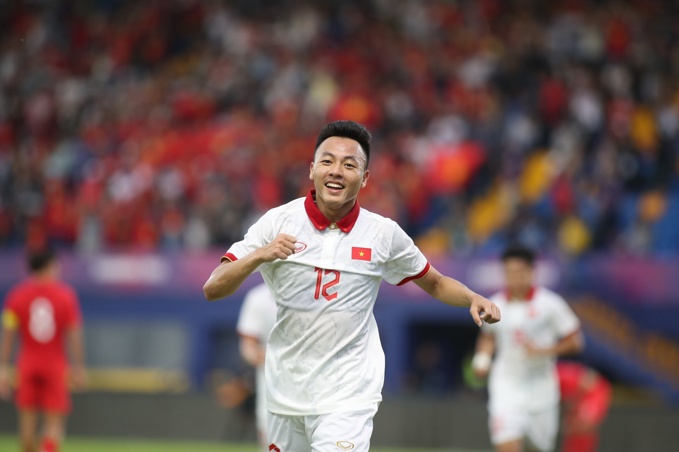 SEA Games 32: U22 Việt Nam tạm dẫn đầu bảng B sau chiến thắng 3-1 trước U22 Singapore ảnh 54