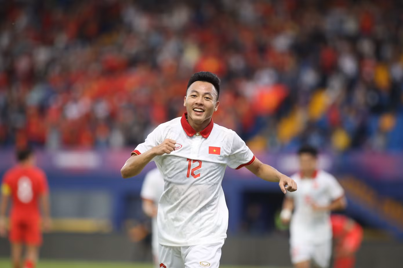 SEA Games 32: U22 Việt Nam tạm dẫn đầu bảng B sau chiến thắng 3-1 trước U22 Singapore ảnh 54