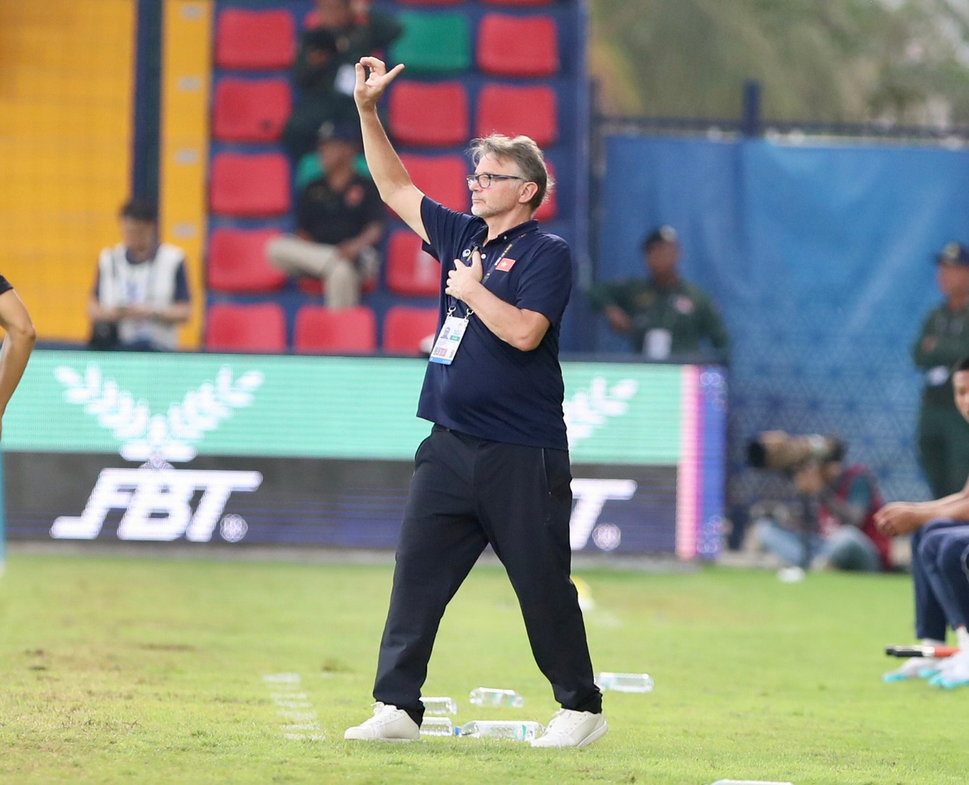 SEA Games 32: U22 Việt Nam tạm dẫn đầu bảng B sau chiến thắng 3-1 trước U22 Singapore ảnh 62