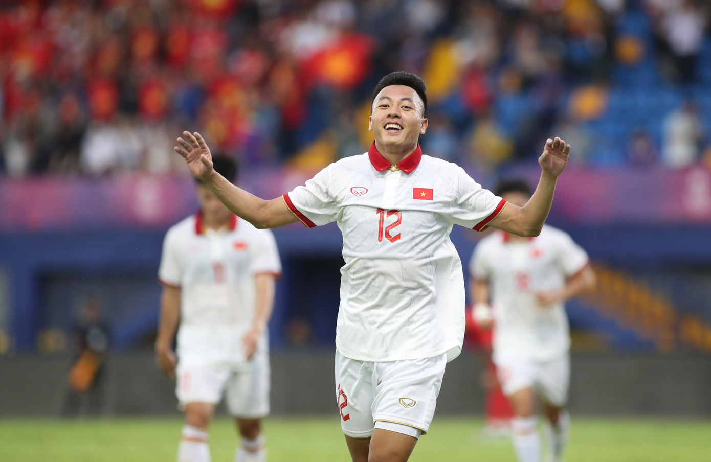 SEA Games 32: U22 Việt Nam tạm dẫn đầu bảng B sau chiến thắng 3-1 trước U22 Singapore ảnh 56