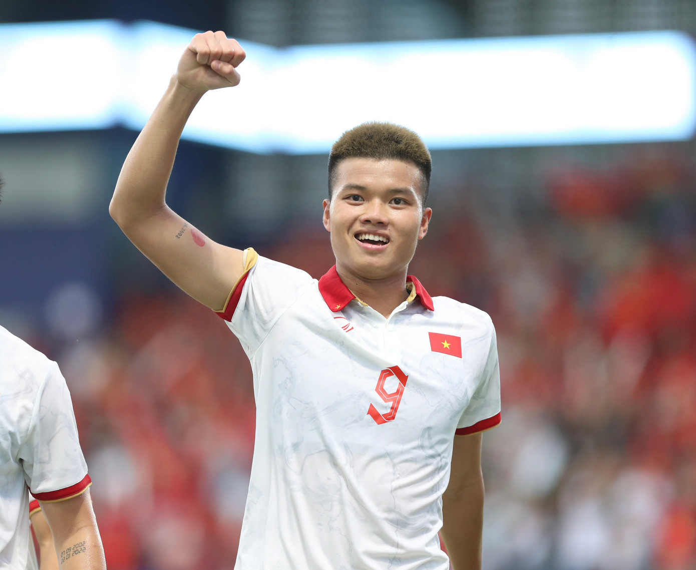 SEA Games 32: U22 Việt Nam tạm dẫn đầu bảng B sau chiến thắng 3-1 trước U22 Singapore ảnh 50