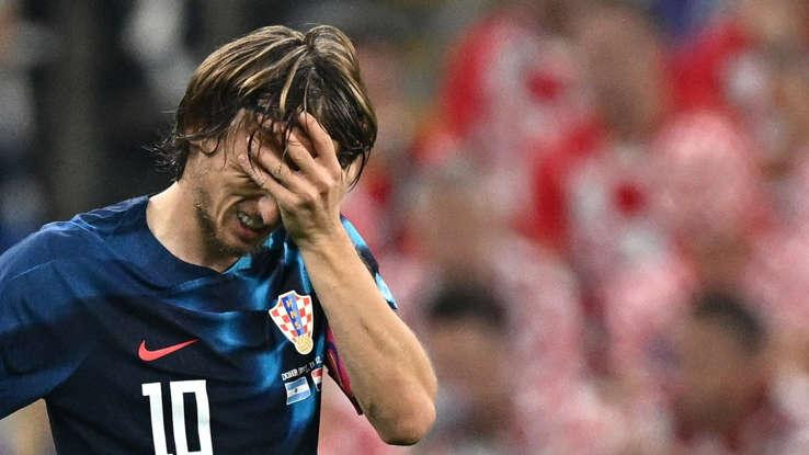 Luka Modric đá chính ngay từ đầu trận bán kết World Cup 2022 giữa Croatia và Argentina. Luka Modric đá chính ngay từ đầu trận bán kết World Cup 2022 giữa Croatia và Argentina.