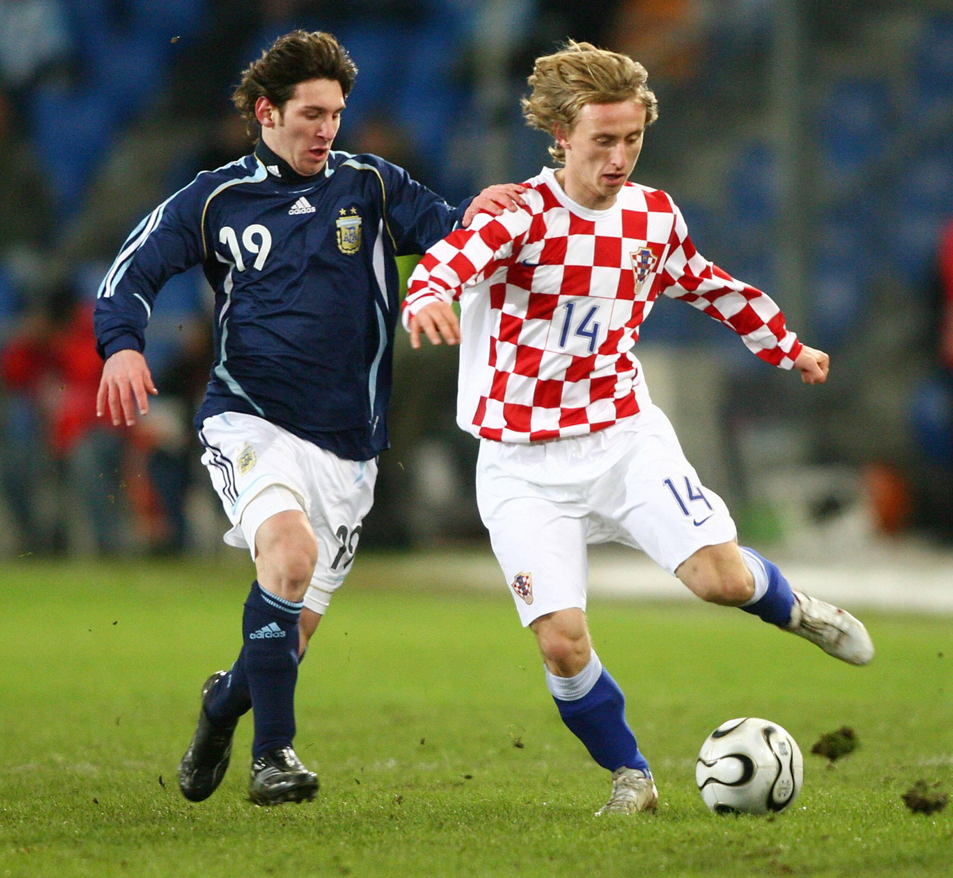 Messi và Modric 2006.