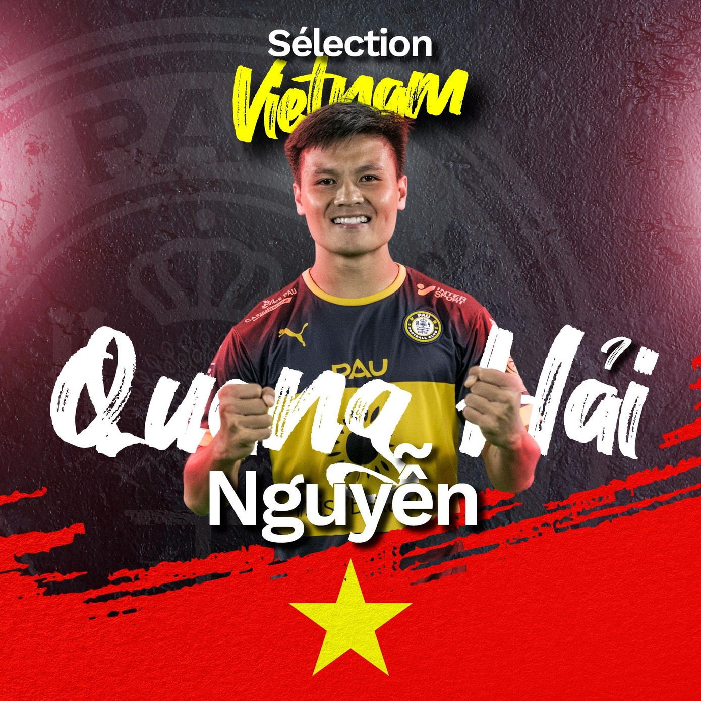 Pau FC đăng tải bài viết chúc mừng tiền vệ Quang Hải. Pau FC đăng tải bài viết chúc mừng tiền vệ Quang Hải.