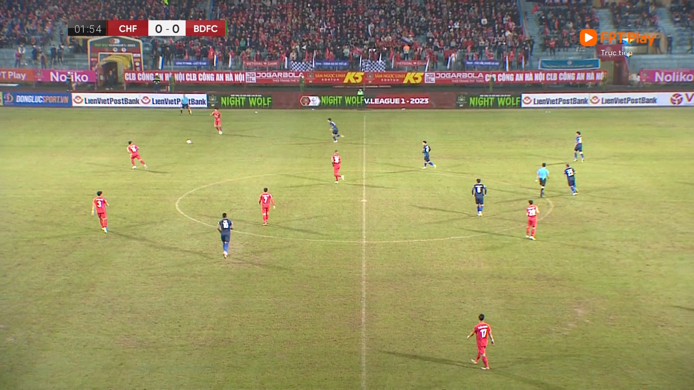 Công an Hà Nội 'đại phá' Topenland Bình Định 5-0 trong ngày ra mắt V-League ảnh 2 Công an Hà Nội 'đại phá' Topenland Bình Định 5-0 trong ngày ra mắt V-League ảnh 2