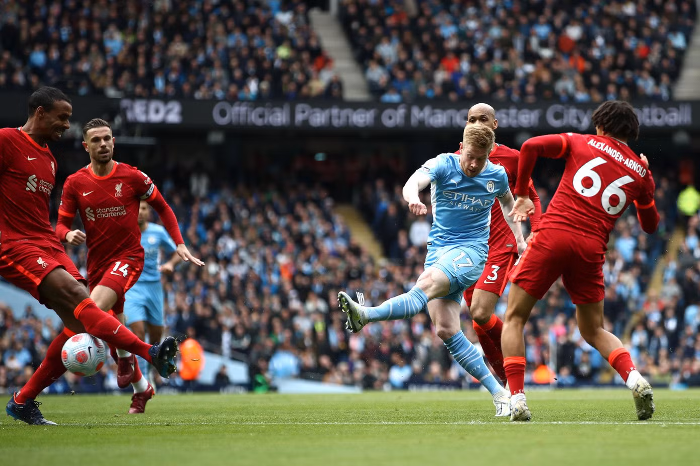 Man City và Liverpool chia điểm trong trận cầu xứng danh đại chiến nước Anh ảnh 4