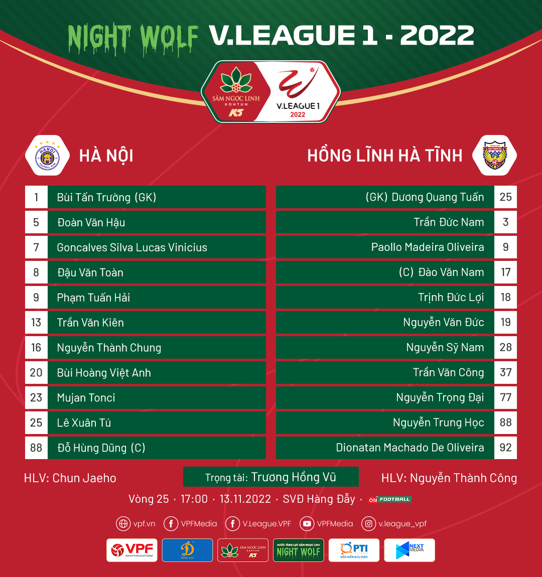 Đánh bại H. Hà Tĩnh, CLB Hà Nội lên ngôi vô địch Night Wolf V-League trước một vòng đấu ảnh 1 Đánh bại H. Hà Tĩnh, CLB Hà Nội lên ngôi vô địch Night Wolf V-League trước một vòng đấu ảnh 1