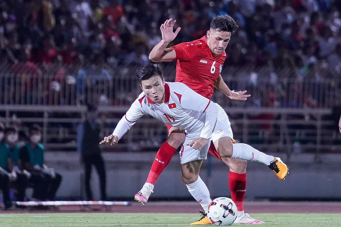 Tuấn Hải lập cú đúp, đội tuyển Việt Nam đánh bại Afghanistan trong trận đấu nhiều thử nghiệm ảnh 18 Tuấn Hải lập cú đúp, đội tuyển Việt Nam đánh bại Afghanistan trong trận đấu nhiều thử nghiệm ảnh 18