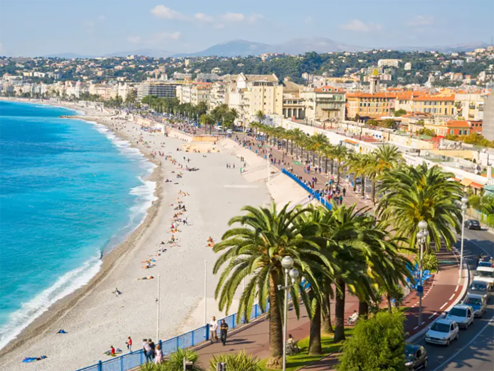 Thành phố biển Nice (Pháp). Ảnh: John Harper/Getty Thành phố biển Nice (Pháp). Ảnh: John Harper/Getty