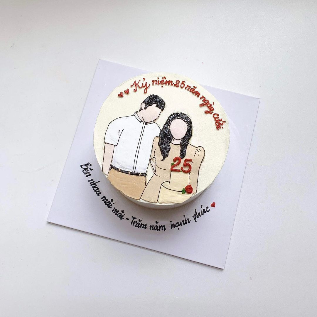 Bánh vẽ chân dung mang đặc biệt riêng của mỗi người đặt bánh. Bánh vẽ chân dung mang đặc biệt riêng của mỗi người đặt bánh.