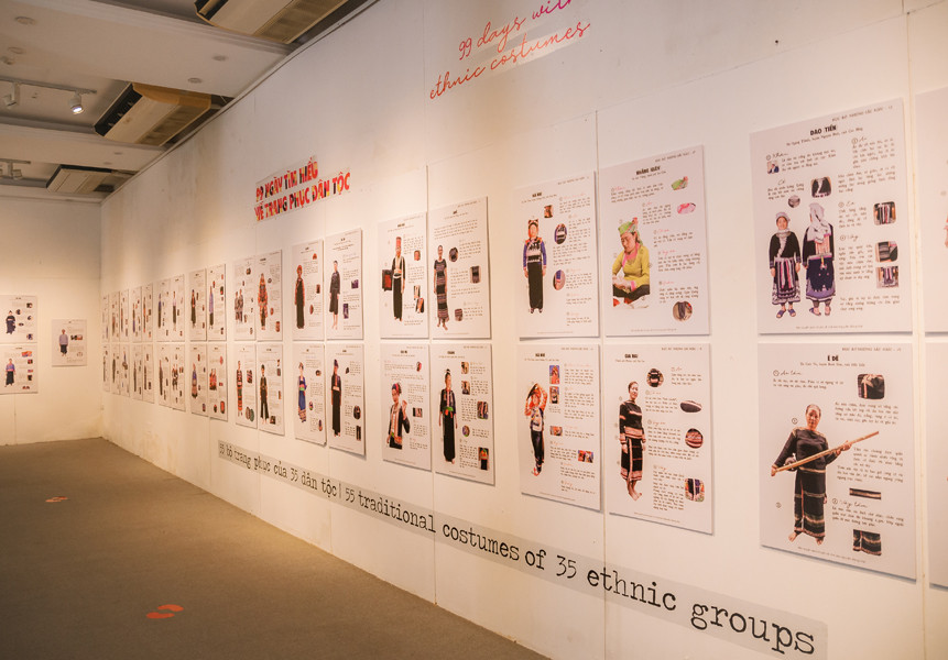 Các bộ sưu tập về trang phục phụ nữ ở 35 dân tộc khác nhau được mô tả chi tiết.