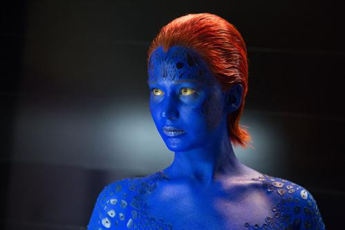 Tạo hình nhân vật Mystique của Jennifer Lawrence trong phim X- Men : First Class Tạo hình nhân vật Mystique của Jennifer Lawrence trong phim X- Men : First Class