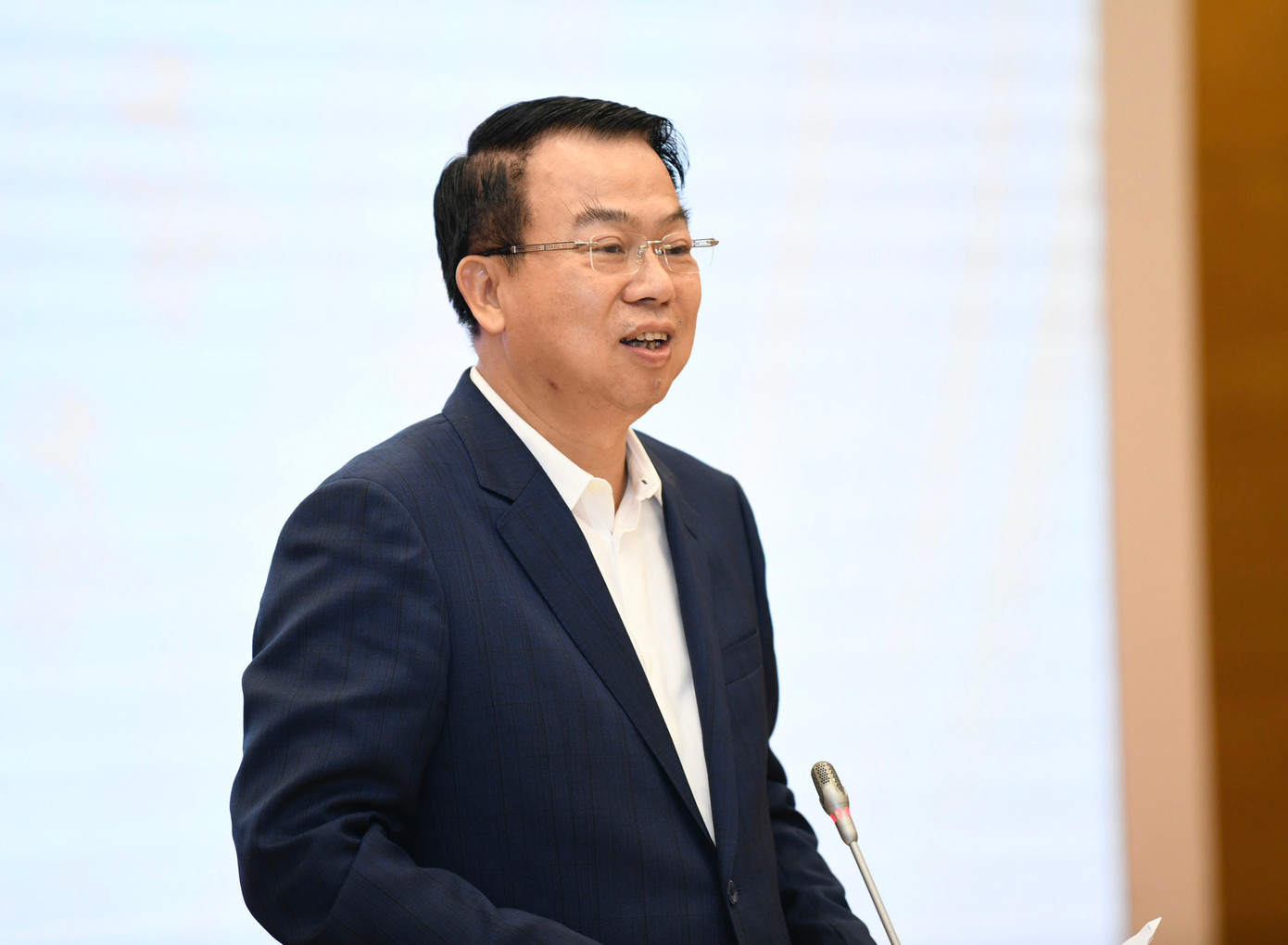 Thứ trưởng Bộ Tài chính Nguyễn Đức Chi. Ảnh Như Ý Thứ trưởng Bộ Tài chính Nguyễn Đức Chi. Ảnh Như Ý