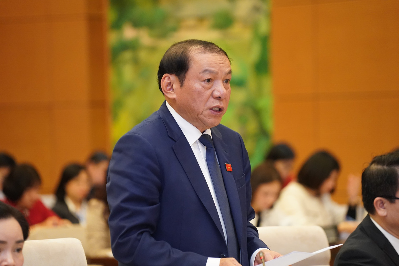 Bộ trưởng VHTT&amp;DL Nguyễn Văn Hùng. Ảnh Như Ý