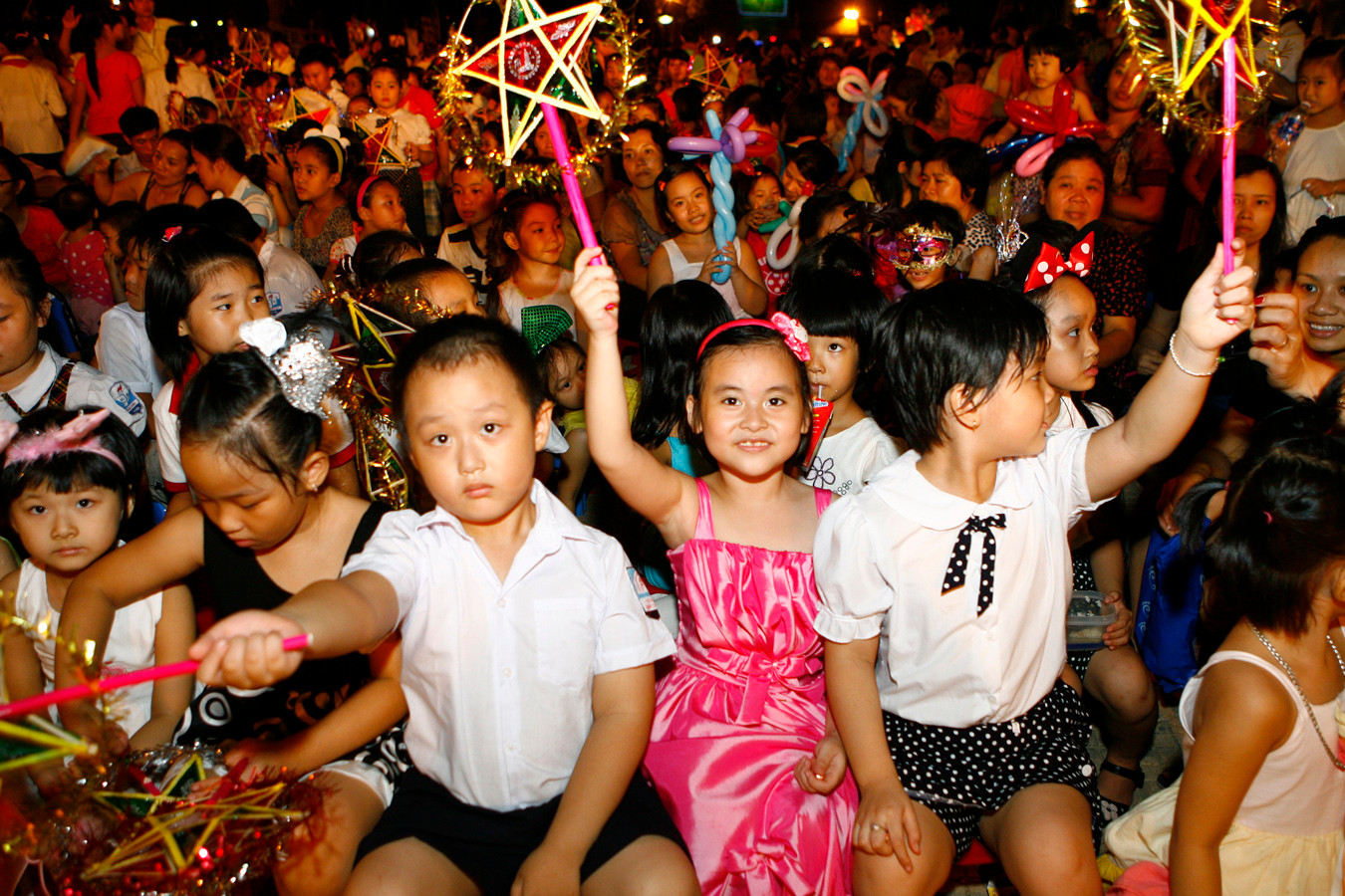 Hơn nghìn em thiếu nhi đã đến tham gia