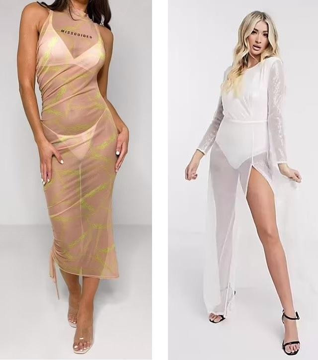 Các thương hiệu thời trang nhanh, hàng hiệu bình dân đều cho ra các mẫu váy xuyên thấu phục vụ khách hàng muốn giải phóng cơ thể. Các thương hiệu thời trang nhanh, hàng hiệu bình dân đều cho ra các mẫu váy xuyên thấu phục vụ khách hàng muốn giải phóng cơ thể.