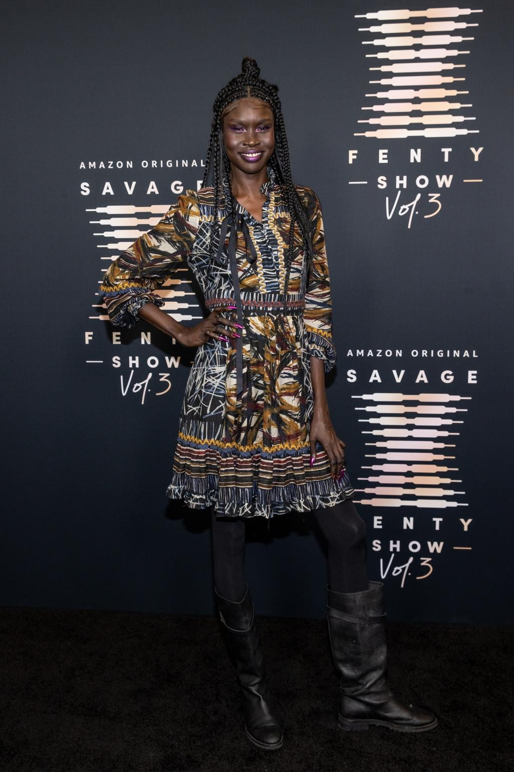 Siêu mẫu Nam Sudan Alek Wek.