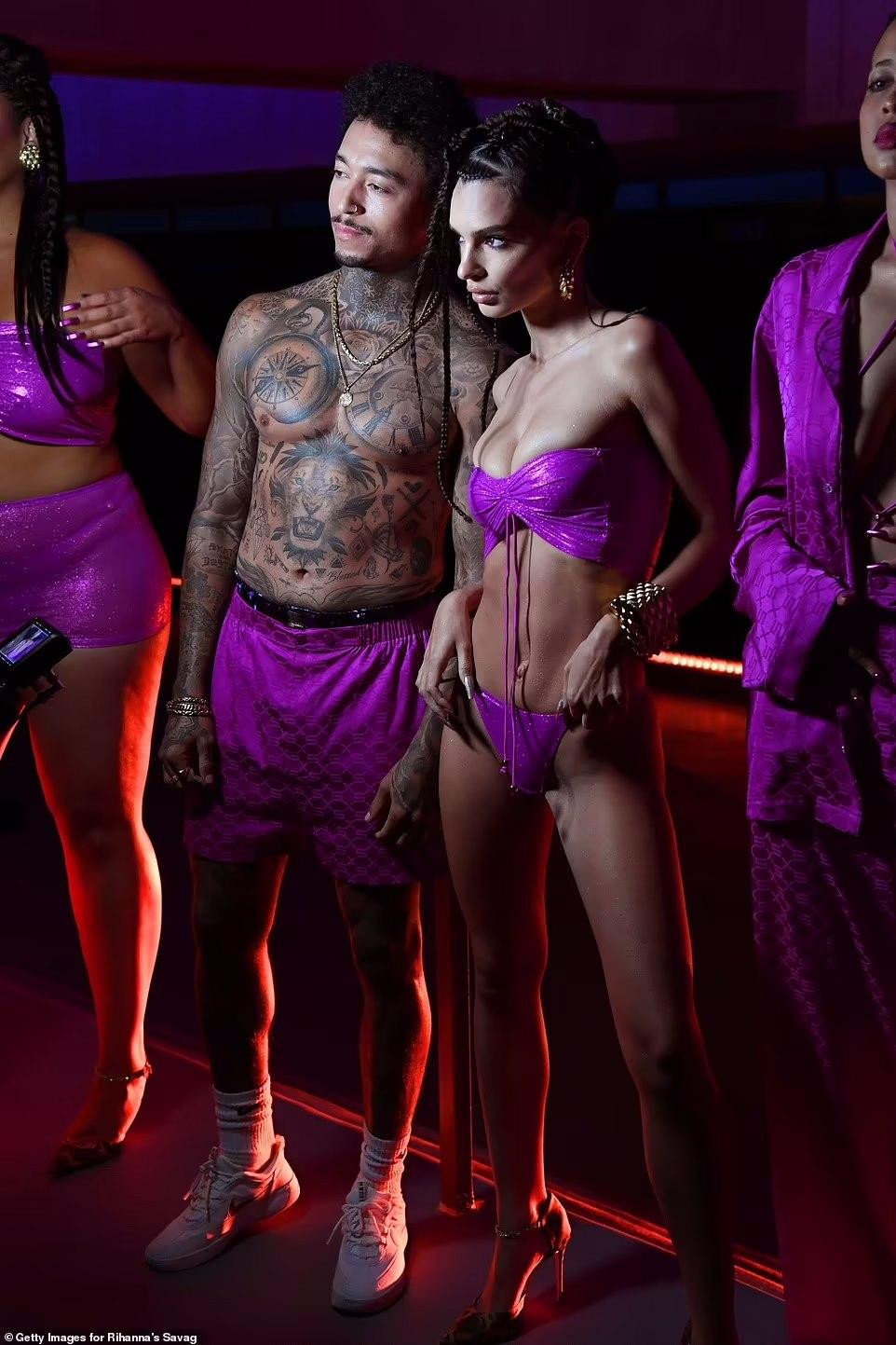 Bạn diễn của "chân dài" sinh năm 1991 là nhà vô địch trượt ván Nyjah Huston.