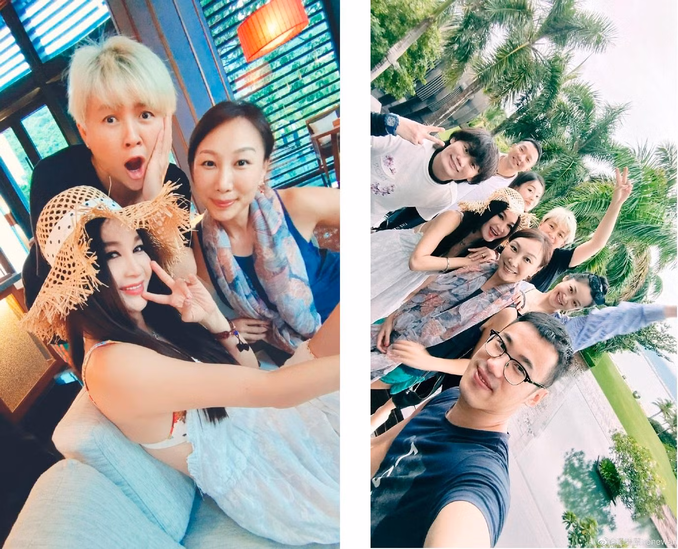 Qua Weibo của Ôn Bích Hà có thể thấy, nữ diễn viên cùng các nhân viên có quãng thời gian nghỉ ngơi vui vẻ với nhiều hoạt động như đến khu vui chơi, tắm biển, đi du thuyền...