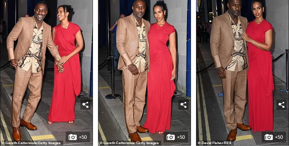 "Người đàn ông quyến rũ nhất thế giới 2018" Idris Elba và bà xã Sabrina.