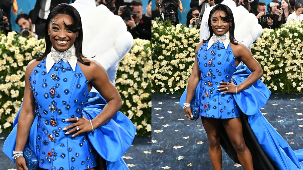 Nữ vận động viên Simone Biles chọn phong cách trang điểm rạng rỡ, với làn da khỏe khoắn và điểm nhấn là đôi môi bóng, căng mọng tạo nên vẻ đẹp thu hút. Nữ vận động viên Simone Biles chọn phong cách trang điểm rạng rỡ, với làn da khỏe khoắn và điểm nhấn là đôi môi bóng, căng mọng tạo nên vẻ đẹp thu hút.