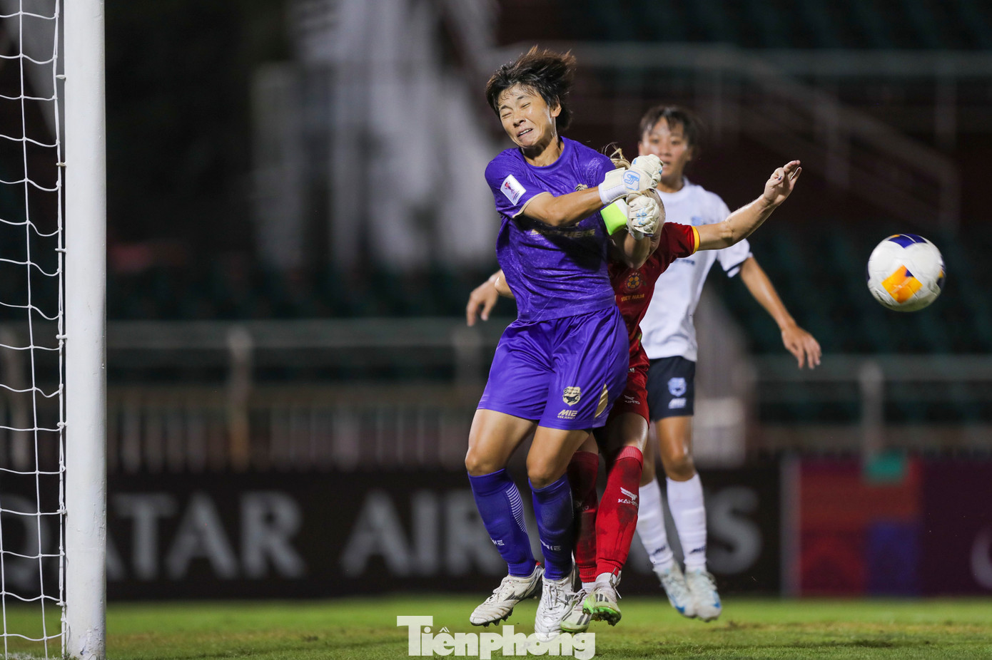 Nắm chắc chiến thắng, các cô gái Việt Nam mất tập trung khâu phòng ngự. Hệ quả ở phút 85, Taichung Blue Whale có bàn thắng danh dự. Huang Ke-sin tận dụng cơ hội dứt điểm cận thành, rút ngắn tỷ số xuống 1-3 cho đại diện Đài Bắc Trung Hoa.