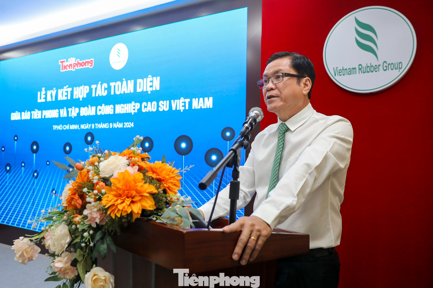 Ông Lê Thanh Hưng, thành viên Hội đồng Quản trị, Tổng giám đốc Tập đoàn Công nghiệp Cao su Việt Nam.