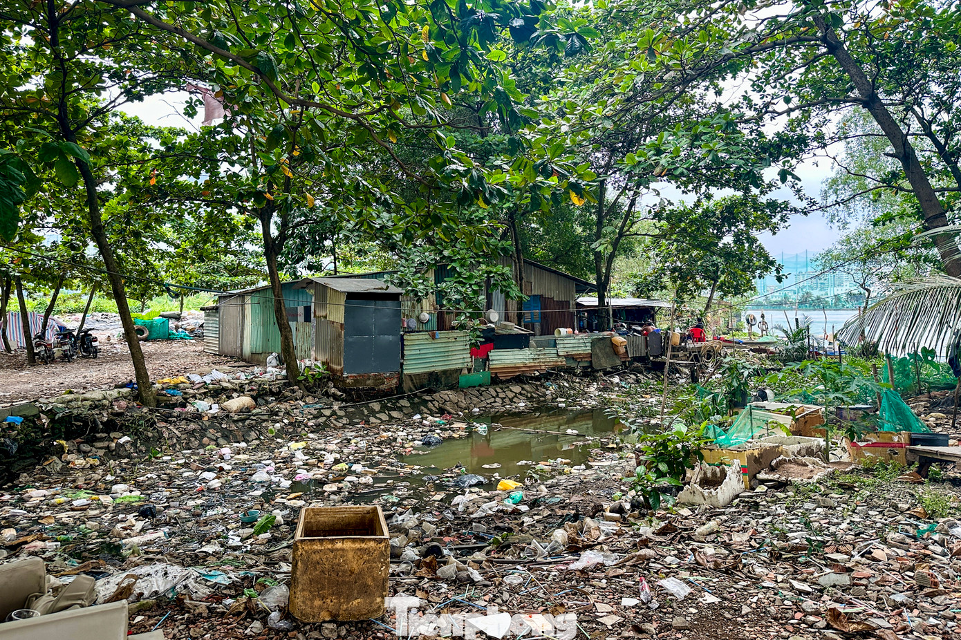 Dòng sông hiện đọng rác, không đảm bảo vệ sinh và mỹ quan thành phố. Việc cải tạo, chỉnh trang, làm công viên ven sông qua đây nhằm mục đích lớn nhất là cải thiện môi trường.