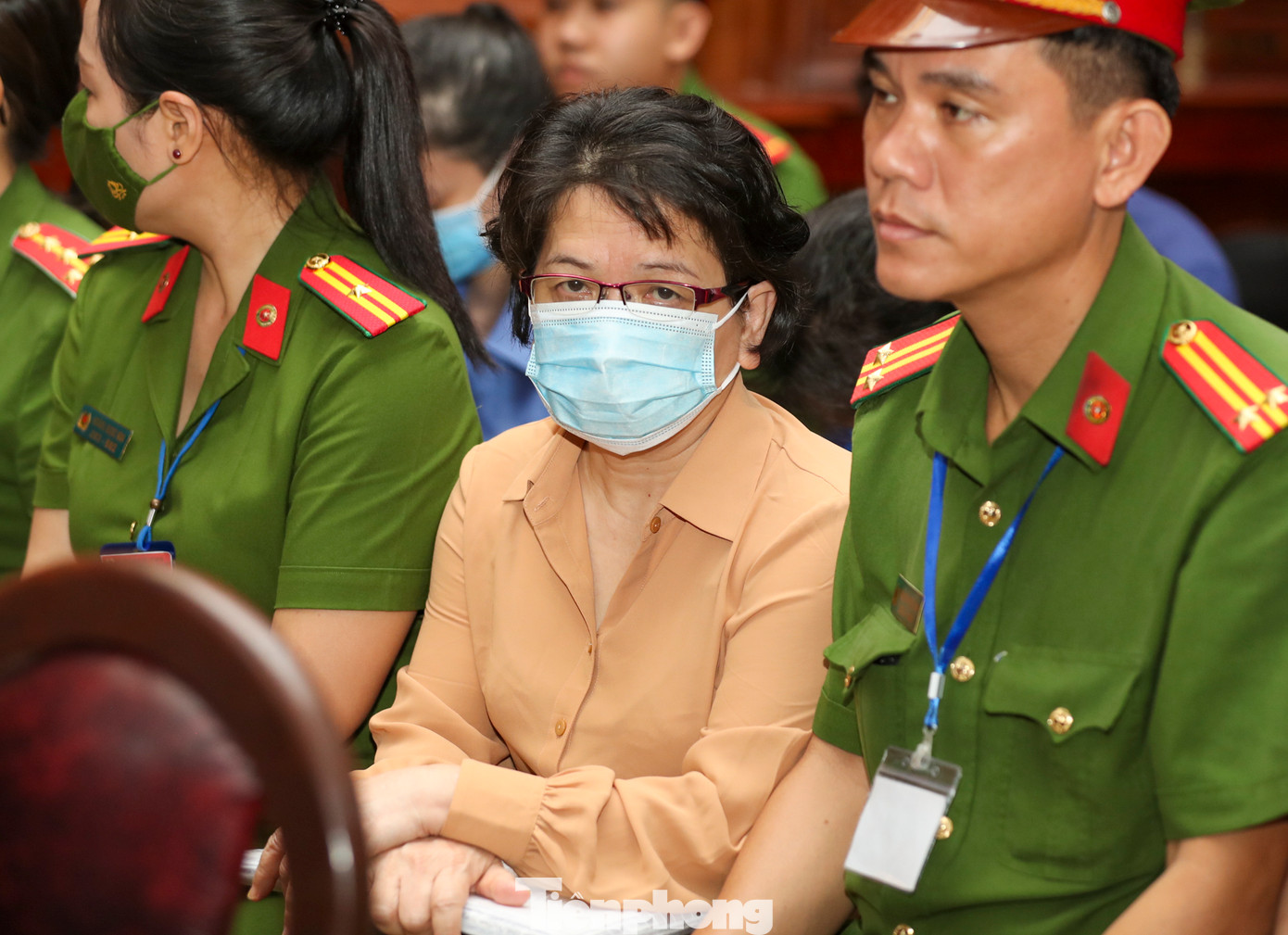 Bị cáo Đỗ Thị Nhàn - người bị cáo buộc nhận hối lộ 5,2 triệu USD của nhóm bà Trương Mỹ Lan.