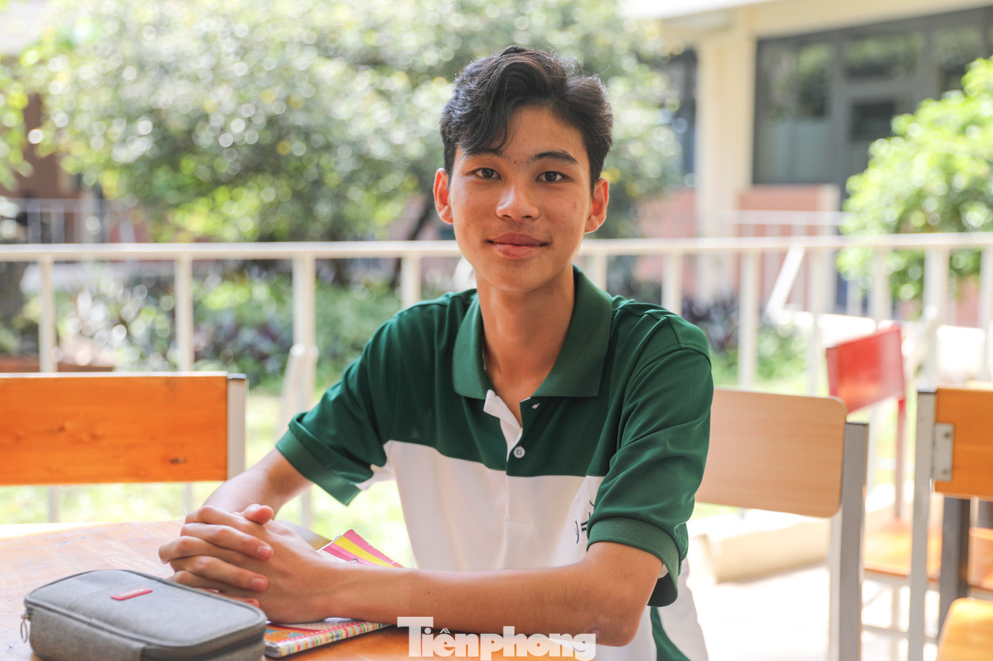 Gương mặt hiền lành, chất phác của Trung tạo thiện cảm với nhiều người ngay lần đầu gặp mặt.