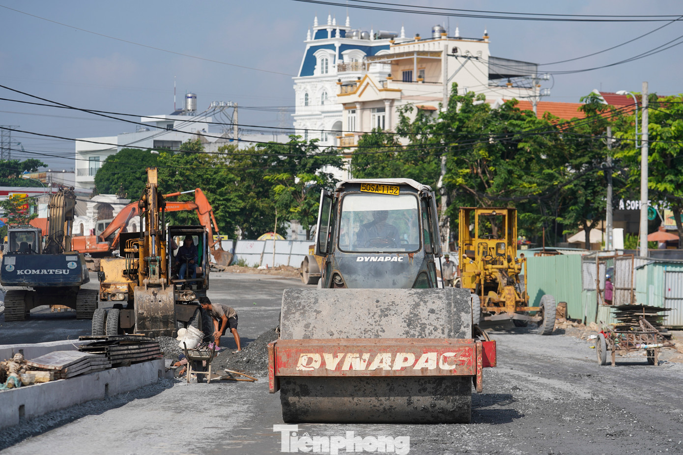 Đối với hệ thống đường dẫn, 97% công việc lắp đặt cống thoát nước đã được hoàn thành.