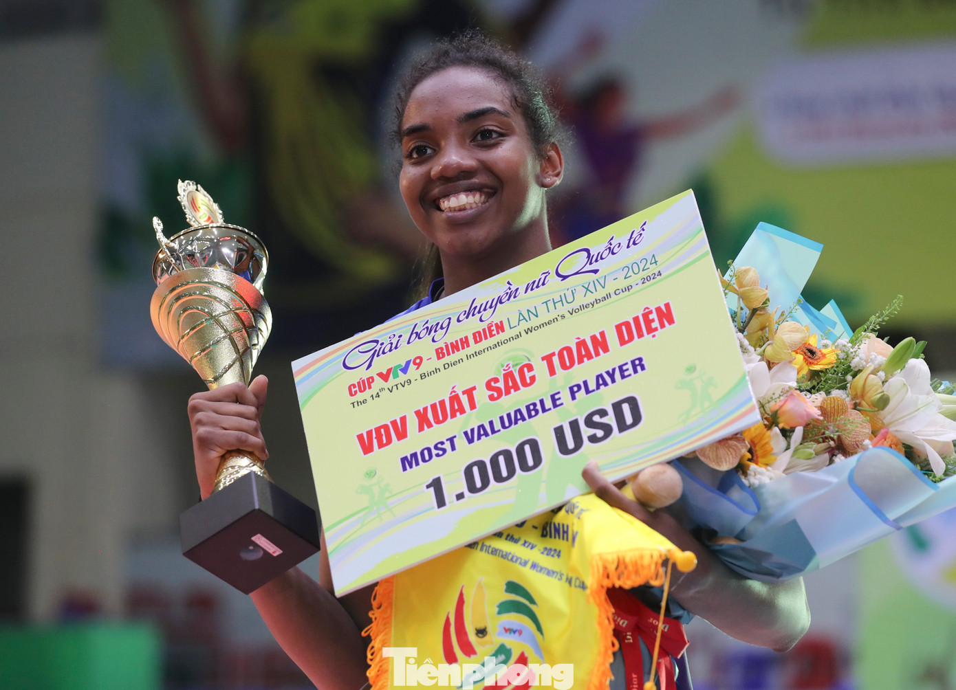 Valdes là VĐV xuất sắc nhất giải VTV9 Bình Điền Long An 2024.