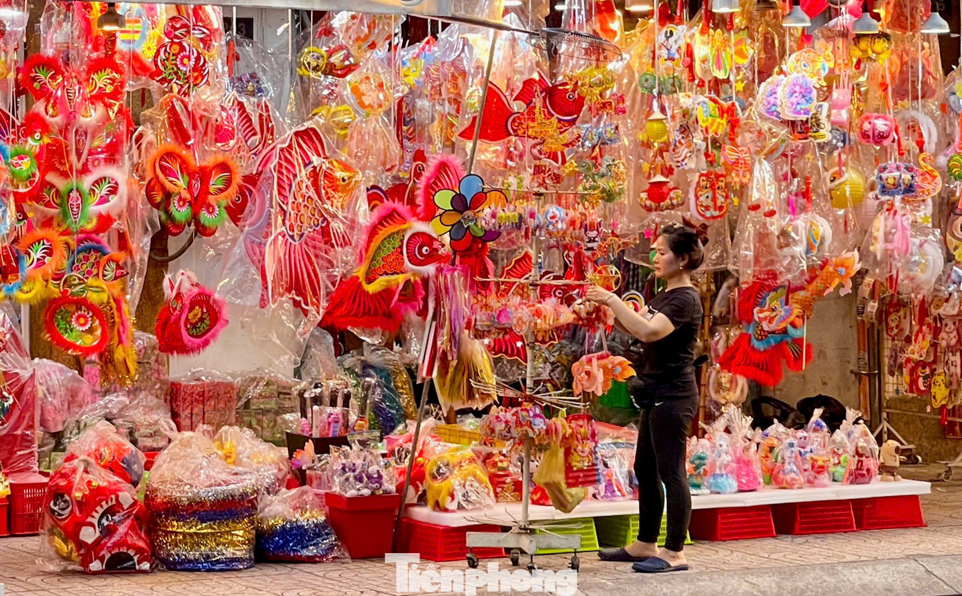 Đường Hải Thượng Lãn Ông rực rỡ sắc màu, sẵn sàng chào đón khách muốn tìm về những kí ức tuổi thơ hay cảm nhận không khí Trung thu truyền thống giữa lòng thành phố.